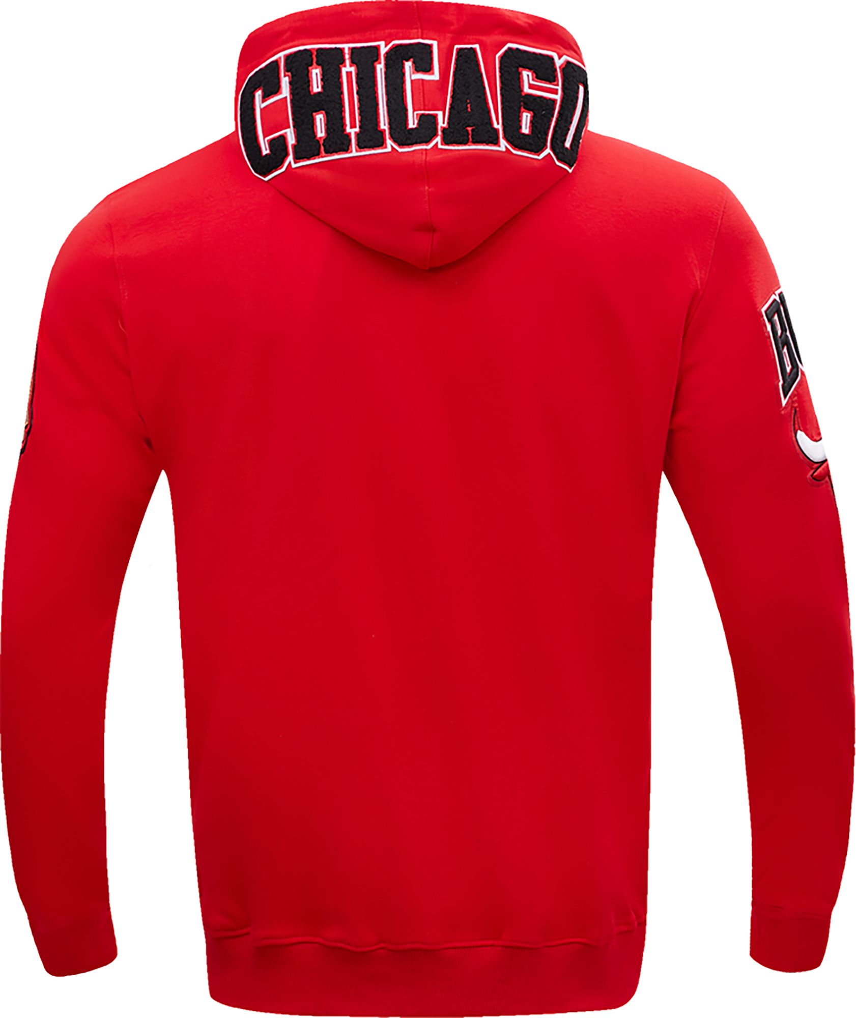 Pro Standard Men's Chicago Bulls Red Chenille Full Zip Hoodie product image