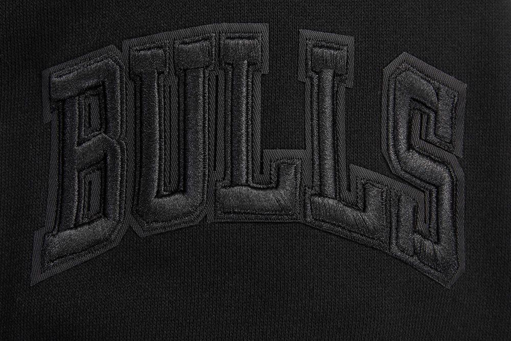 Pro Standard Men's Chicago Bulls Black Neutral Drop Shoulder Fleece Hoodie product image