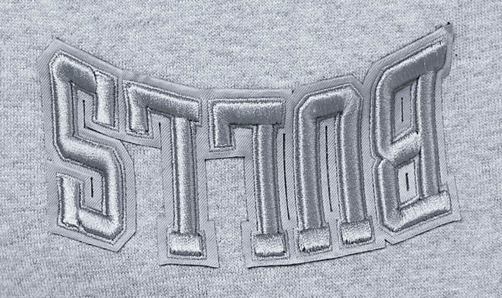 Pro Standard Men's Chicago Bulls Grey Neutral Drop Shoulder Fleece Hoodie product image