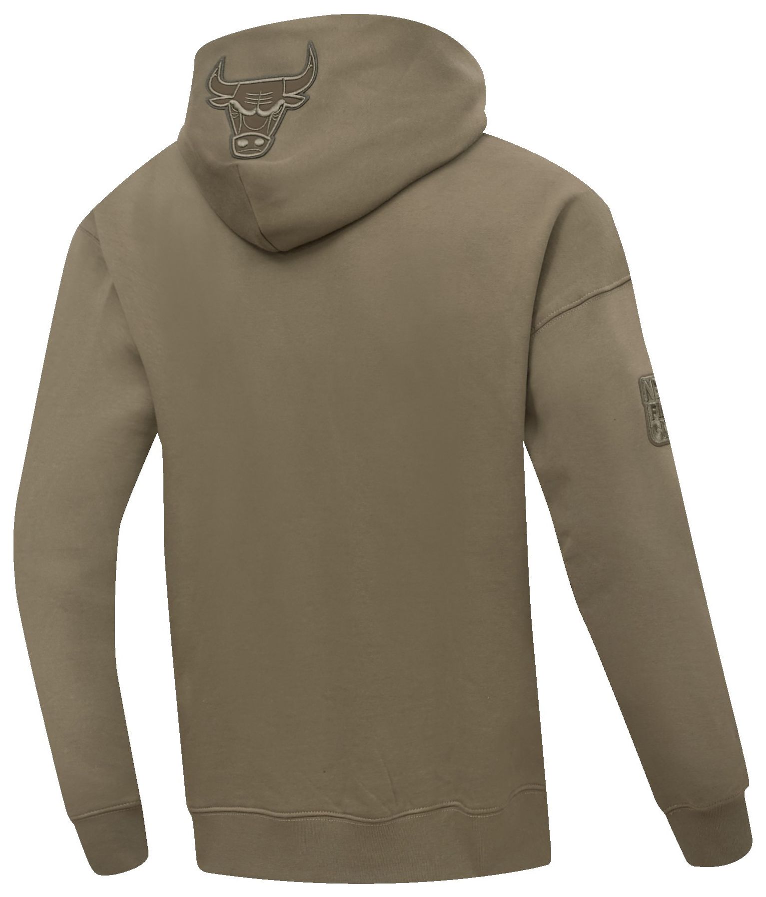 Pro Standard Men's Chicago Bulls Taupe Neutral Drop Shoulder Fleece Hoodie product image