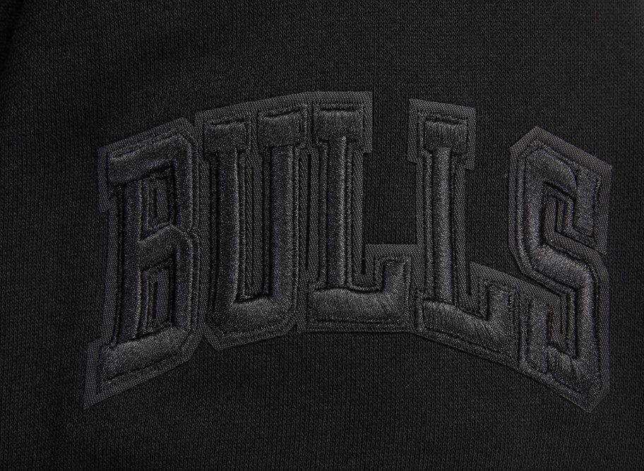 Pro Standard Men's Chicago Bulls Black Neutral Drop Shoulder Fleece Crewneck Sweatshirt product image