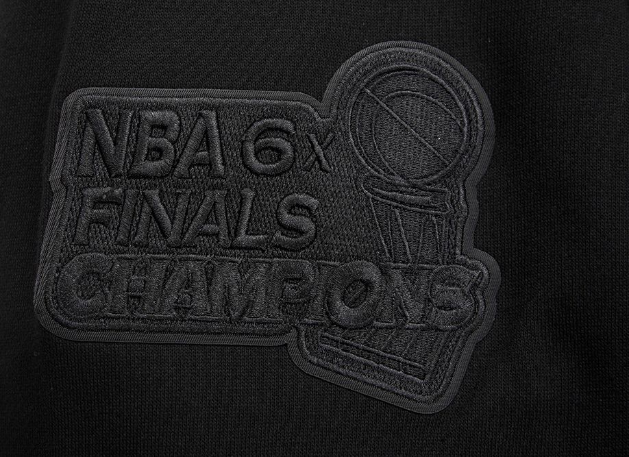 Pro Standard Men's Chicago Bulls Black Neutral Drop Shoulder Fleece Crewneck Sweatshirt product image