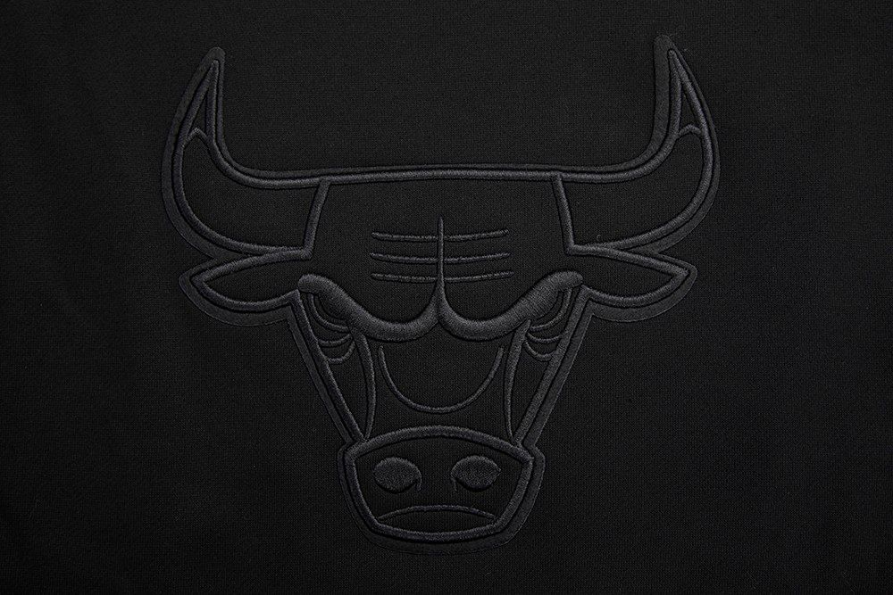Pro Standard Men's Chicago Bulls Black Neutral Drop Shoulder Fleece Crewneck Sweatshirt product image