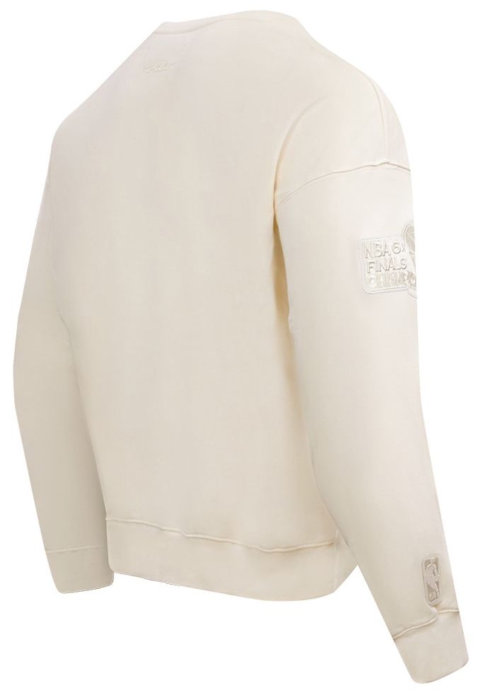 Pro Standard Men's Chicago Bulls Off White Neutral Drop Shoulder Fleece Crewneck Sweatshirt product image