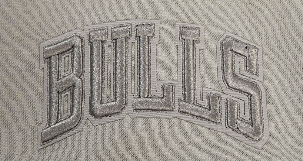 Pro Standard Men's Chicago Bulls Taupe Neutral Drop Shoulder Fleece Crewneck Sweatshirt product image