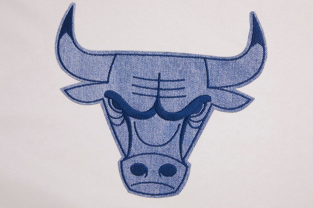 Pro Standard Men's Chicago Bulls Linen Varsity Blues Hoodie product image
