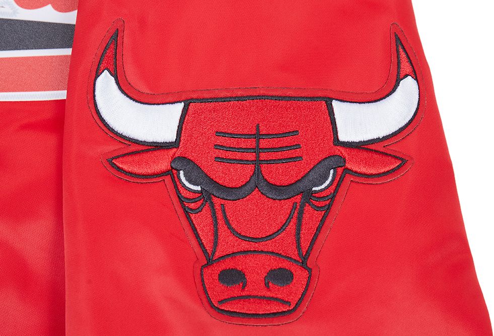 Pro Standard Men's Chicago Bulls Red Script Tail Satin Jacket product image