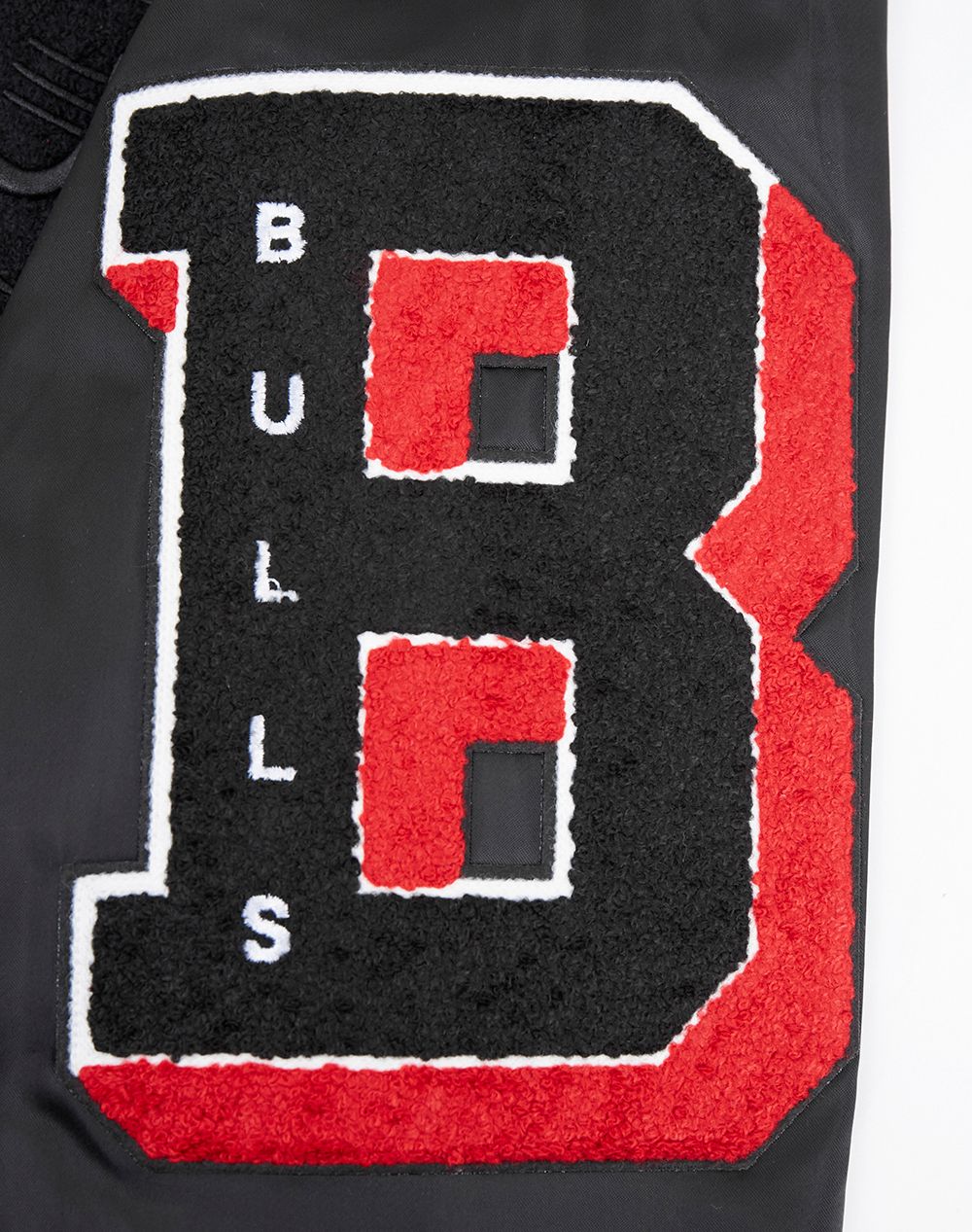 Pro Standard Men's Chicago Bulls Black Old English Logo Satin Jacket product image