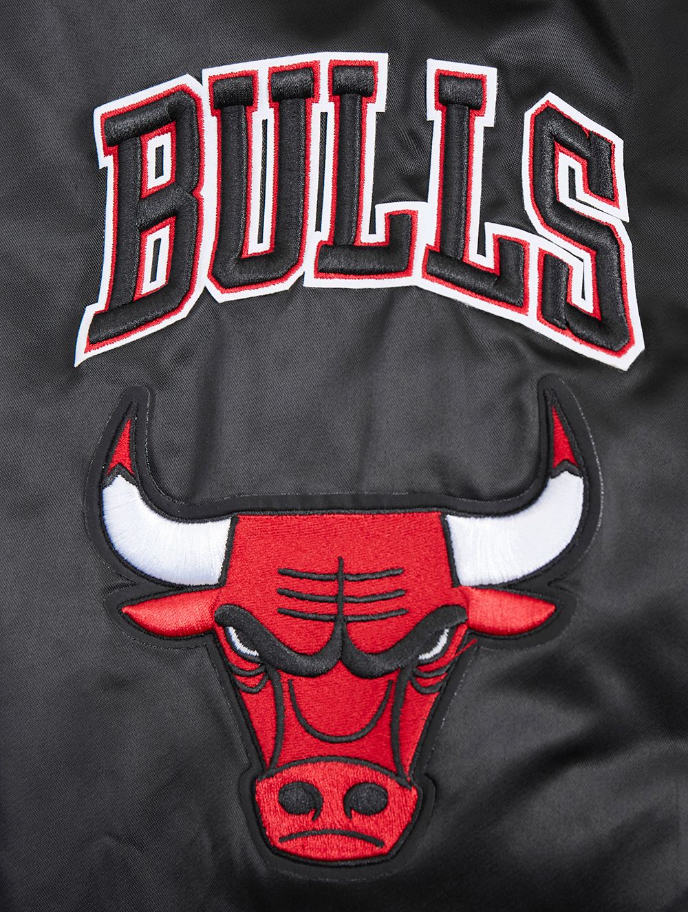 Pro Standard Men's Chicago Bulls Black Old English Logo Satin Jacket product image
