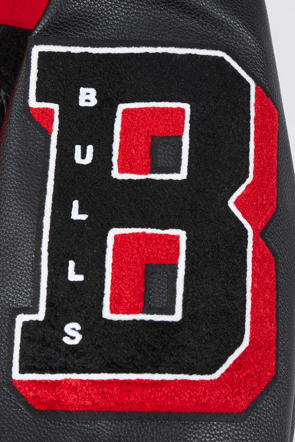 Pro Standard Men's Chicago Bulls Red Old English Rib Wool Varsity Jacket product image