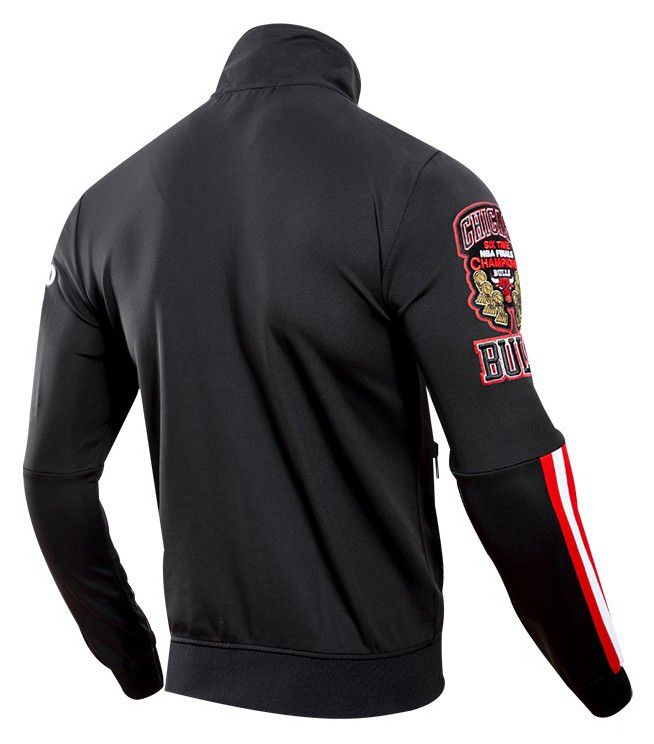 Pro Standard Men's Chicago Bulls Black Classic Track Jacket product image