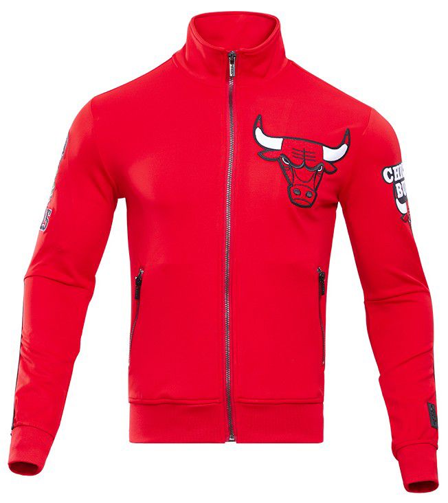 Pro Standard Men's Chicago Bulls Red Classic Track Jacket product image