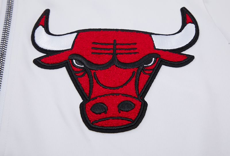 Pro Standard Men's Chicago Bulls White Classic Track Jacket product image