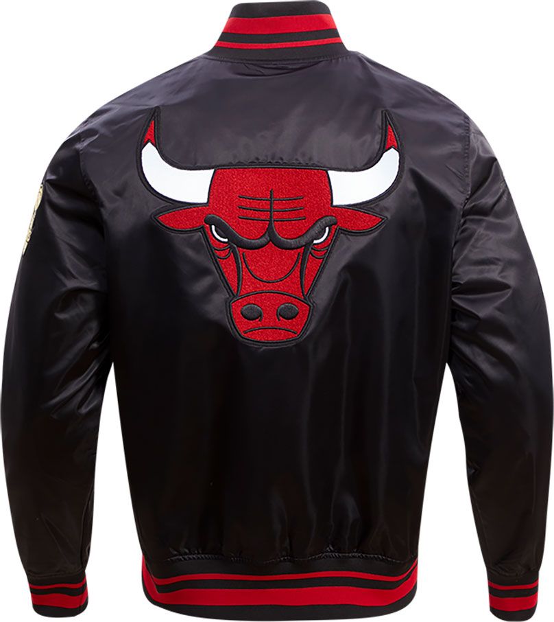 Pro Standard Adult Chicago Bulls Black Retro Classic Satin Jacket product image
