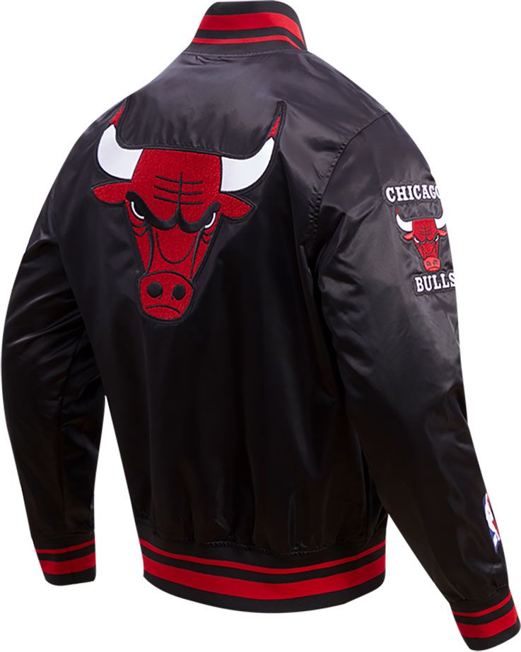 Pro Standard Adult Chicago Bulls Black Retro Classic Satin Jacket product image