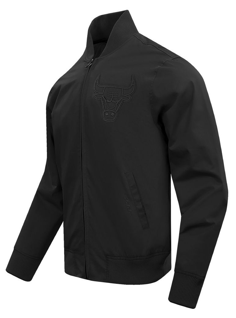 Pro Standard Men's Chicago Bulls Black Neutral Twill Jacket product image