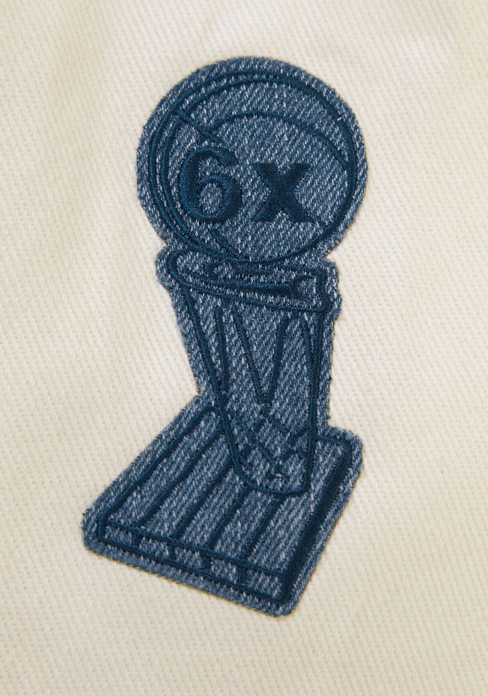 Pro Standard Men's Chicago Bulls Denim Varsity Jacket product image