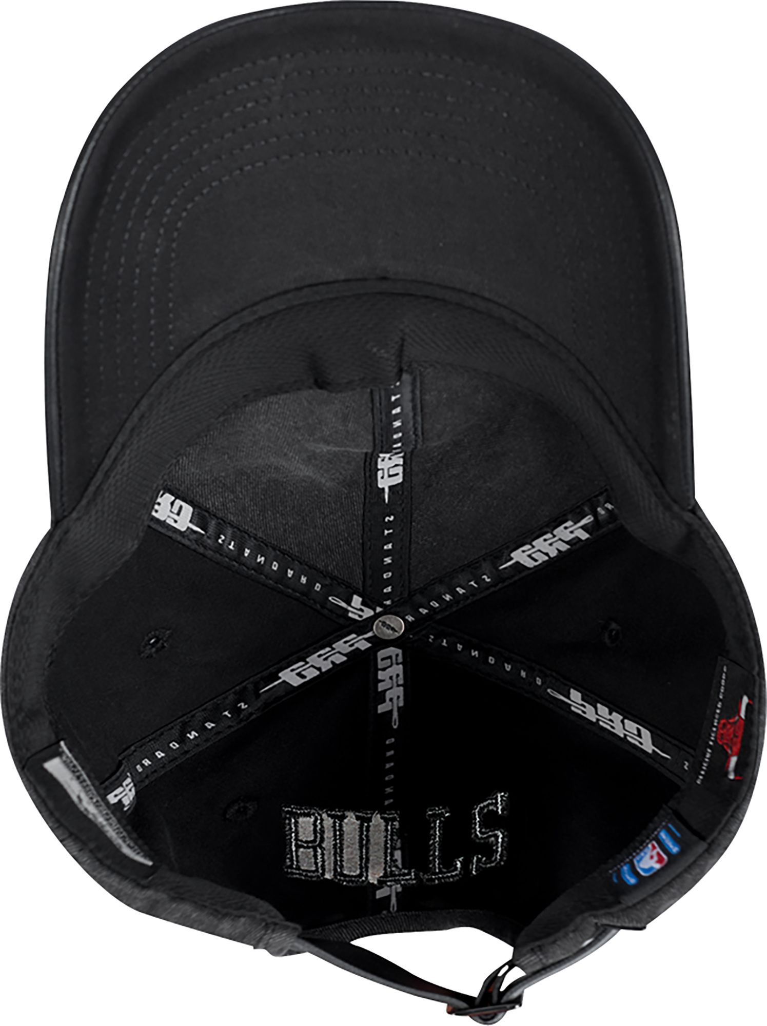 Pro Standard Women's Chicago Bulls Black Crystalline Strapback Hat product image