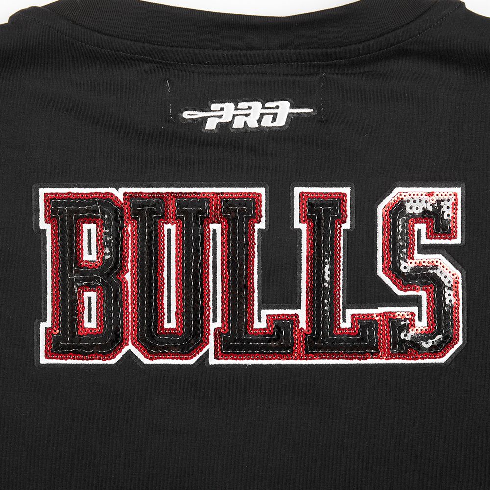 Pro Standard Women's Chicago Bulls Black Game Day Classics Baby Doll T-Shirt product image