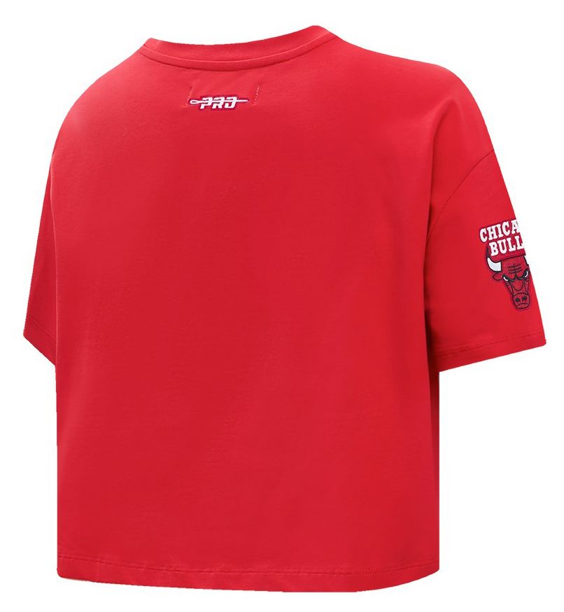Pro Standard Women's Chicago Bulls Red Wordplay Boxy T-Shirt product image