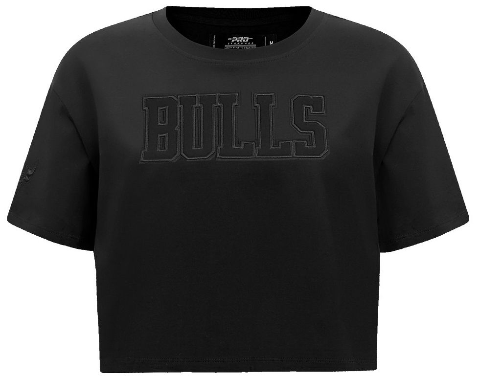 Pro Standard Women's Chicago Bulls Black Neutral Boxy T-Shirt product image