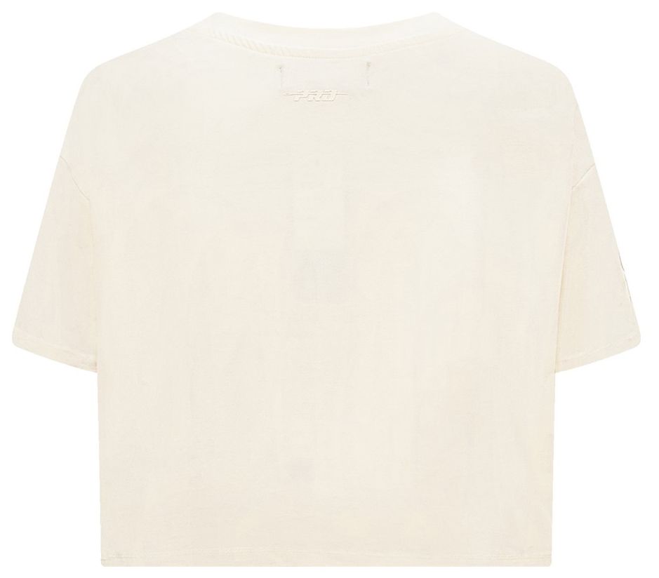 Pro Standard Women's Chicago Bulls Off White Neutral Boxy T-Shirt product image