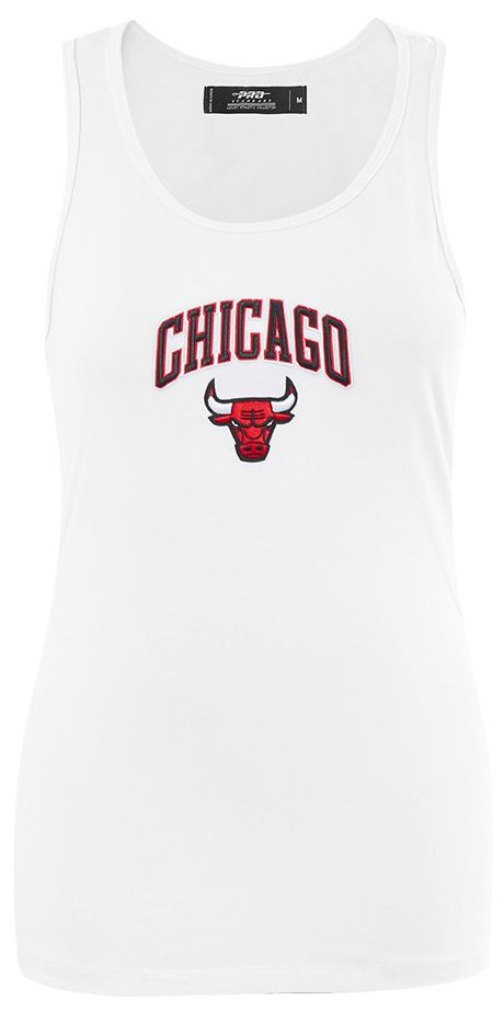 Pro Standard Women's Chicago Bulls White Classic Racerback Tank Top product image