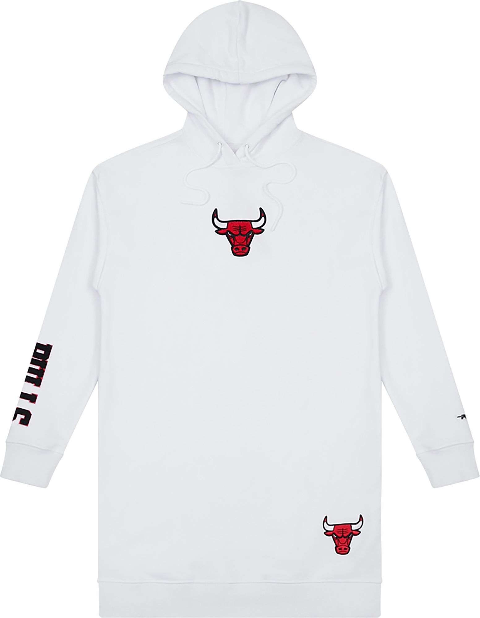 Pro Standard Women's Chicago Bulls White Hooded Dress product image