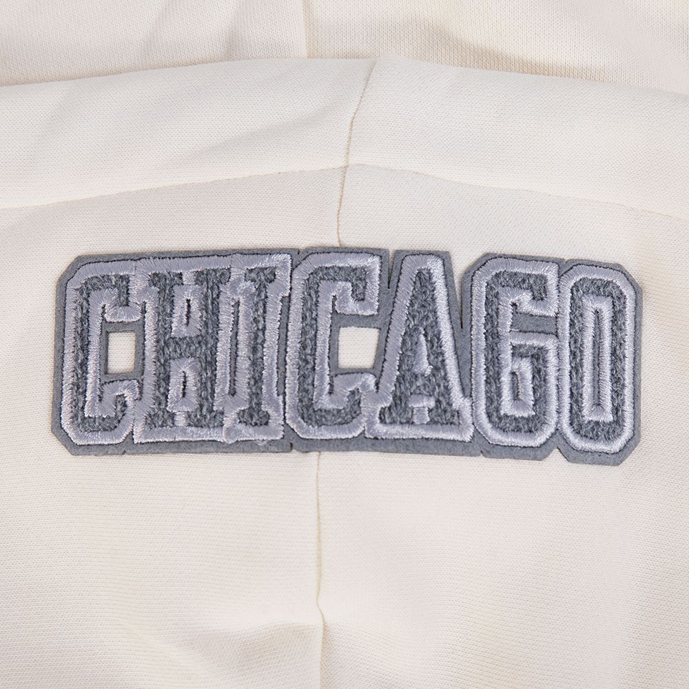 Pro Standard Women's Chicago Bulls Black Reverse French Terry Pullover Hoodie product image