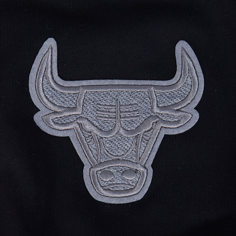 Pro Standard Women's Chicago Bulls Black Reverse French Terry Pullover Hoodie product image