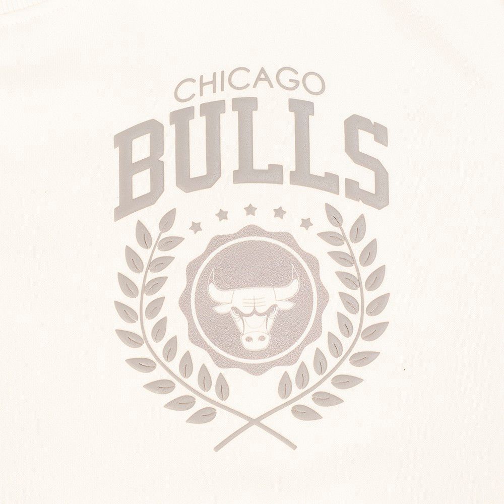 Pro Standard Women's Chicago Bulls Off White Street Team Crewneck Sweatshirt product image