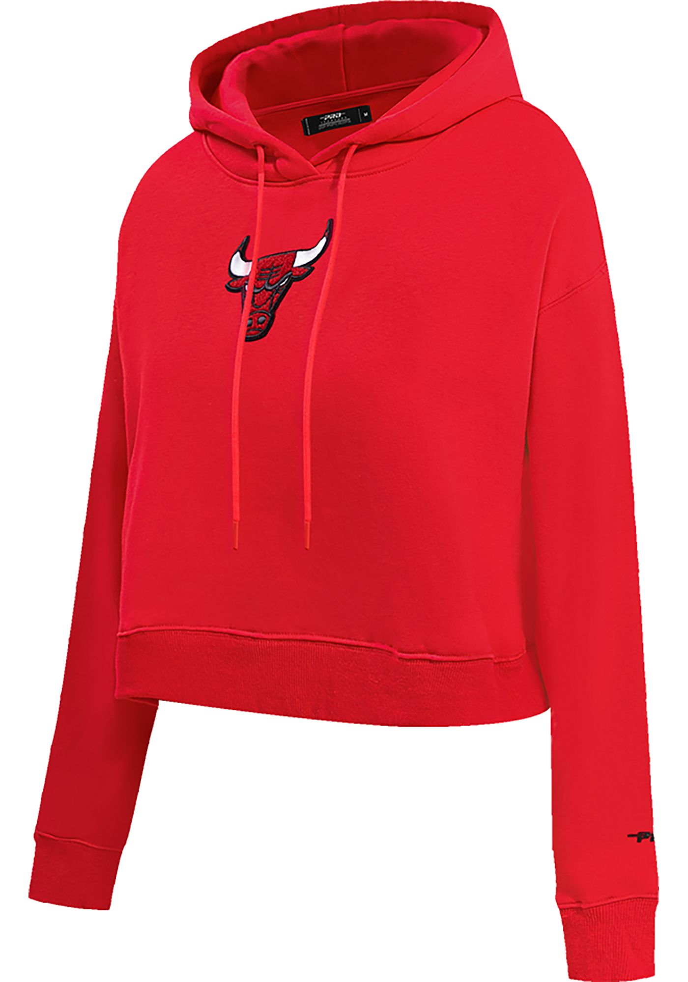Pro Standard NBA Chicago Bulls Classic Women s Cropped Po Hoodie Red S