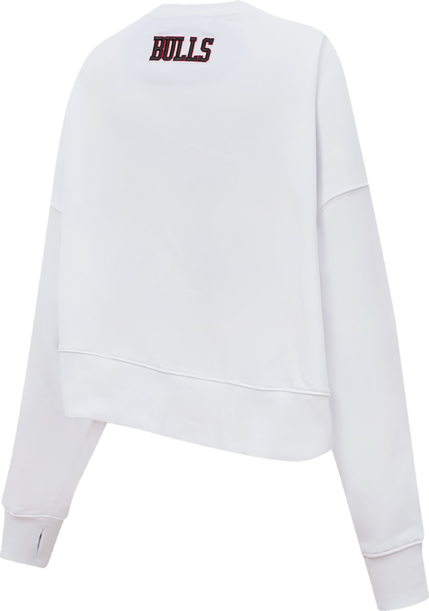 Pro Standard Women's Chicago Bulls White Fleece Crewneck Sweater product image