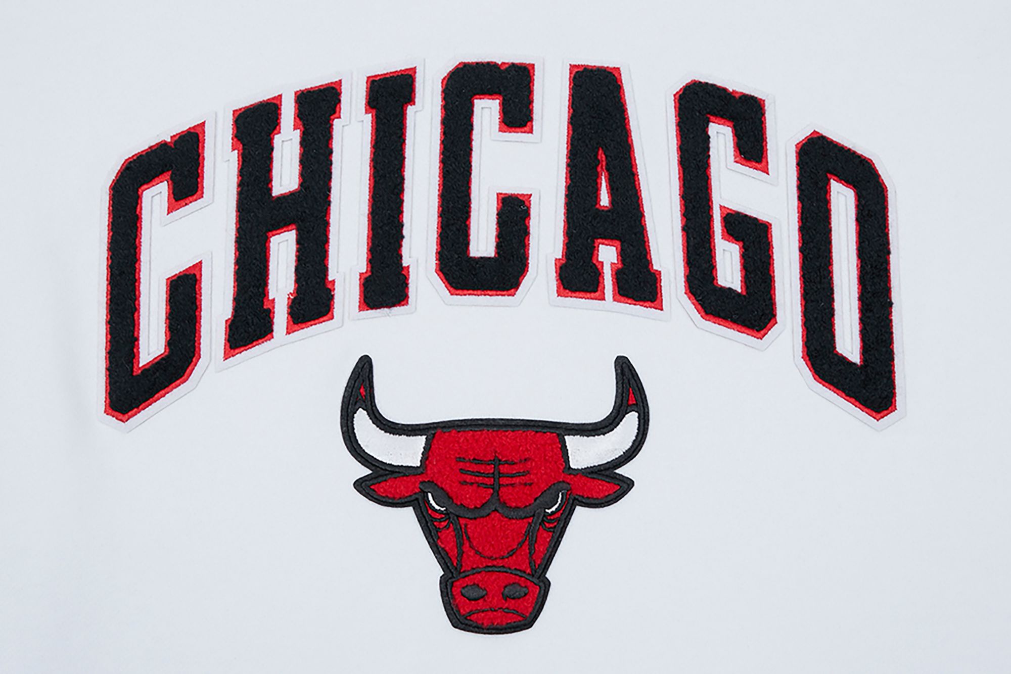 Pro Standard Women's Chicago Bulls White Fleece Crewneck Sweater product image