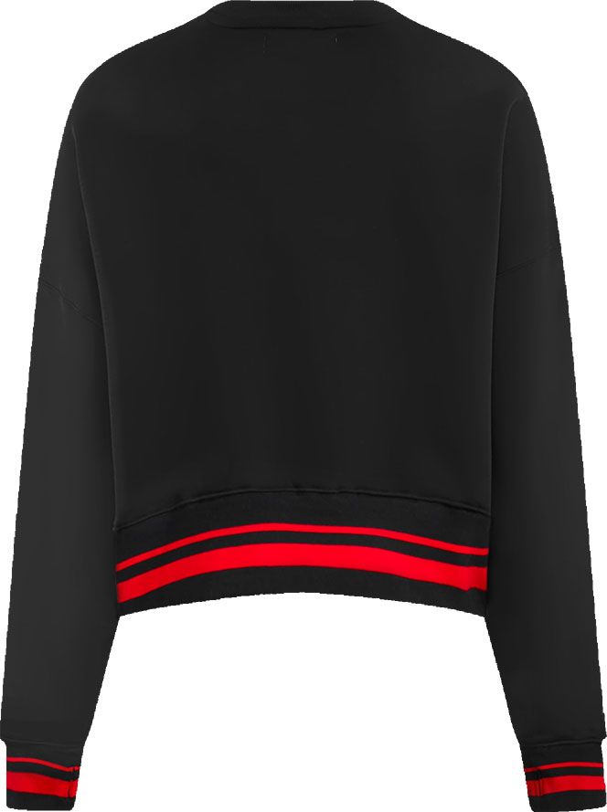 Pro Standard Women's Chicago Bulls Ribbed Crewneck Sweatshirt product image