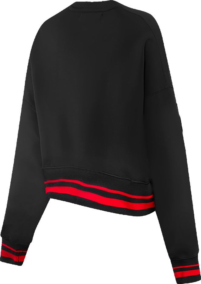 Pro Standard Women's Chicago Bulls Ribbed Crewneck Sweatshirt product image