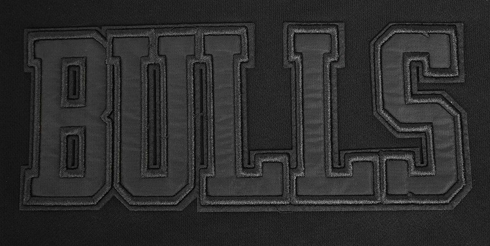 Pro Standard Women's Chicago Bulls Black Neutral Fleece Crewneck Sweatshirt product image