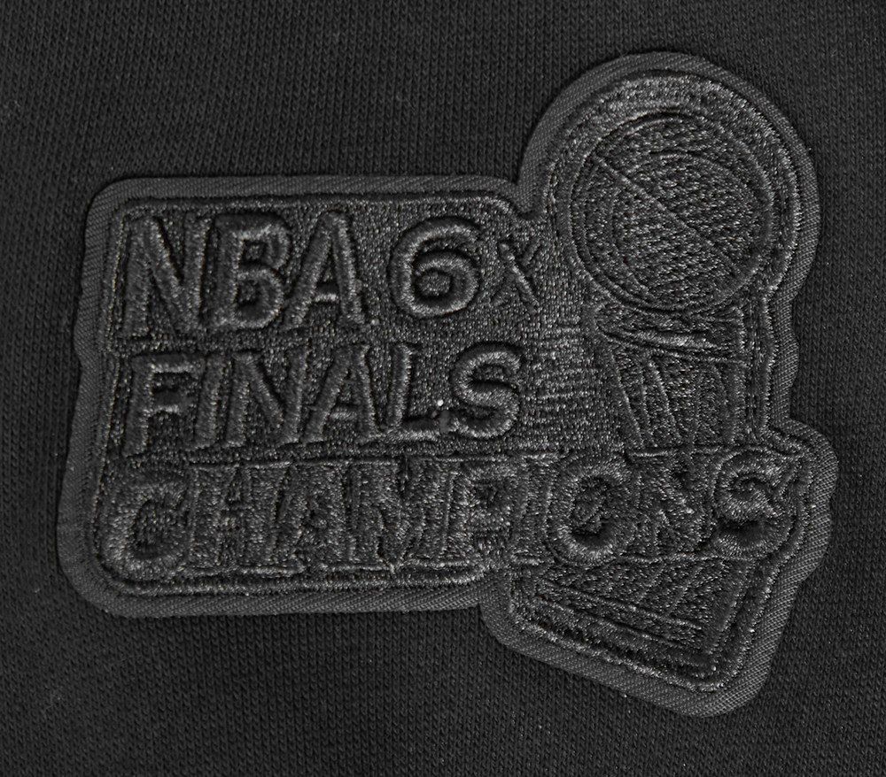 Pro Standard Women's Chicago Bulls Black Neutral Fleece Crewneck Sweatshirt product image