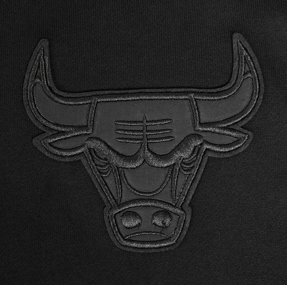 Pro Standard Women's Chicago Bulls Black Neutral Fleece Crewneck Sweatshirt product image
