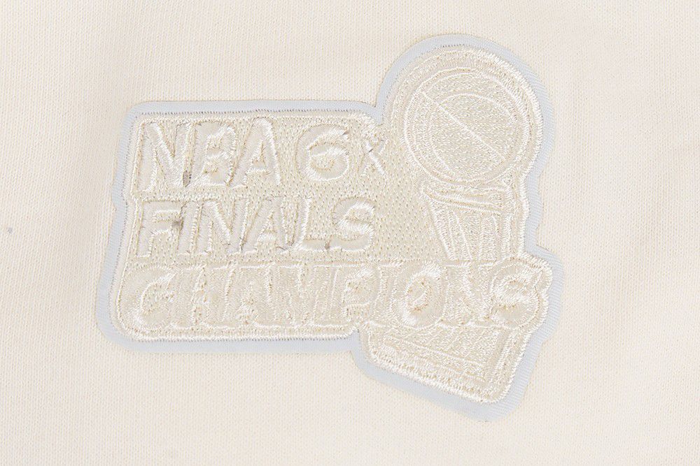 Pro Standard Women's Chicago Bulls Off White Neutral Fleece Crewneck Sweatshirt product image