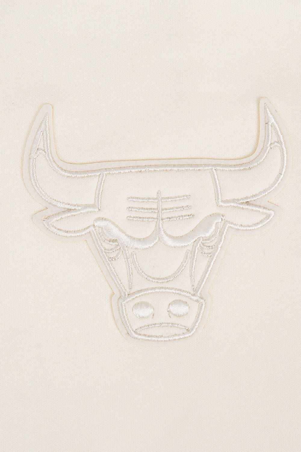 Pro Standard Women's Chicago Bulls Off White Neutral Fleece Crewneck Sweatshirt product image