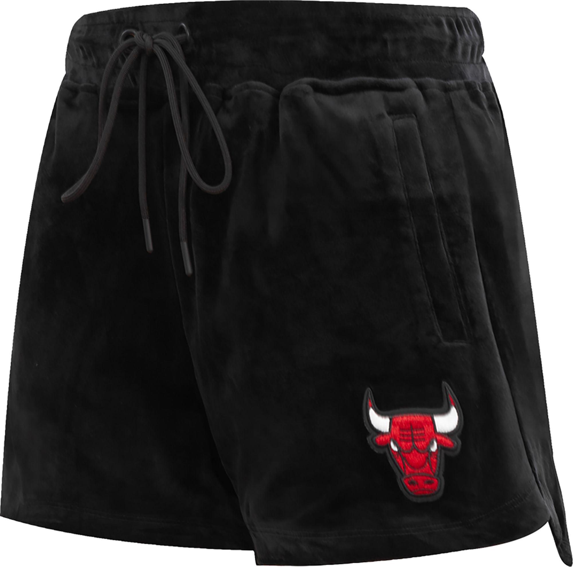 Pro Standard Women's Chicago Bulls Black Velour Shorts product image