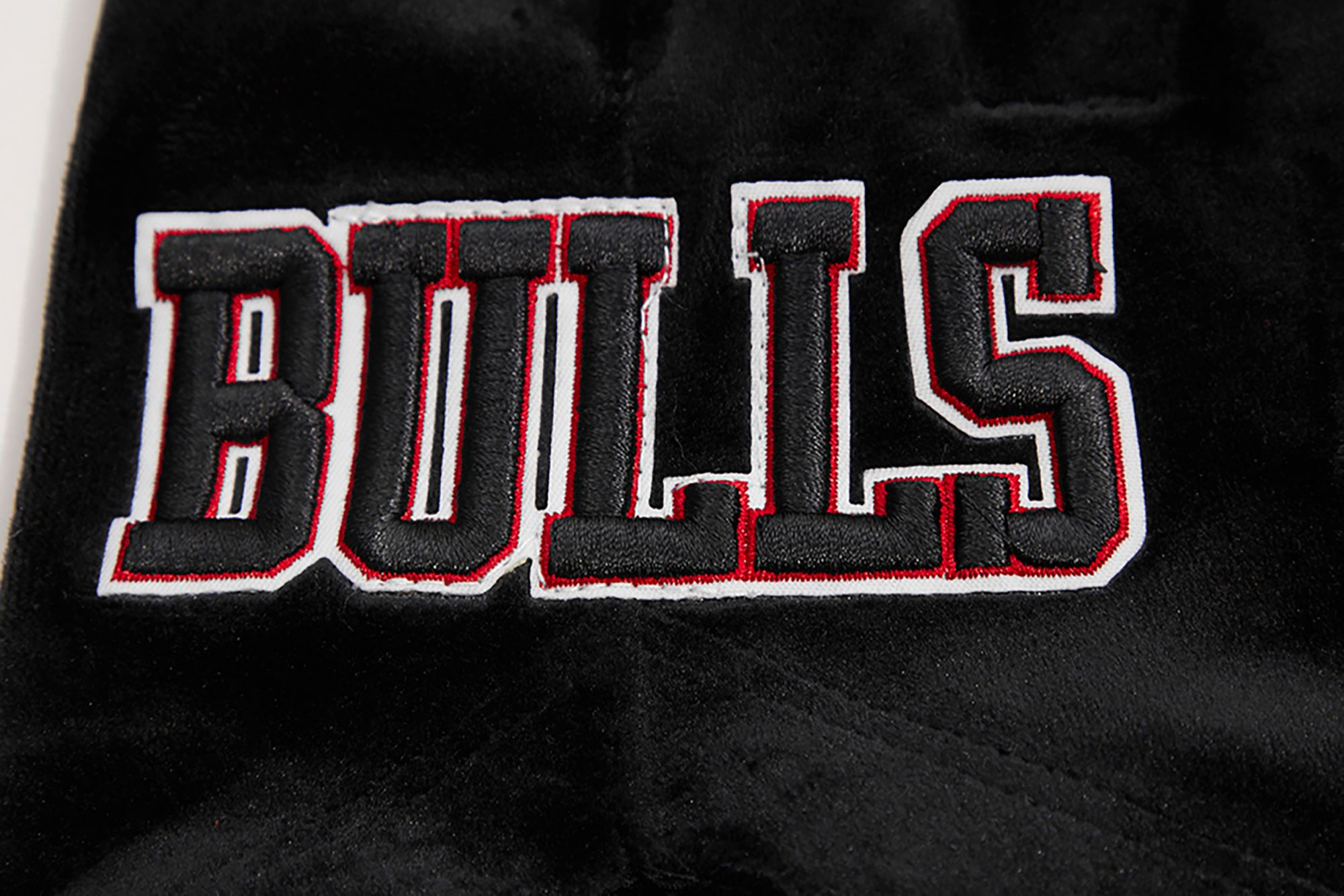 Pro Standard Women's Chicago Bulls Black Velour Shorts product image