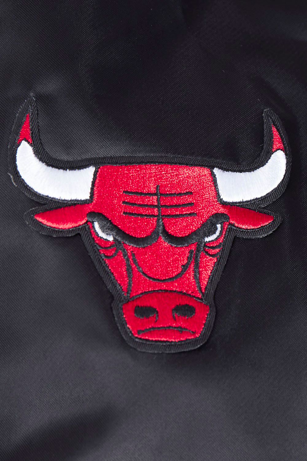 Pro Standard Women's Chicago Bulls Black Script Tail Satin Jacket product image