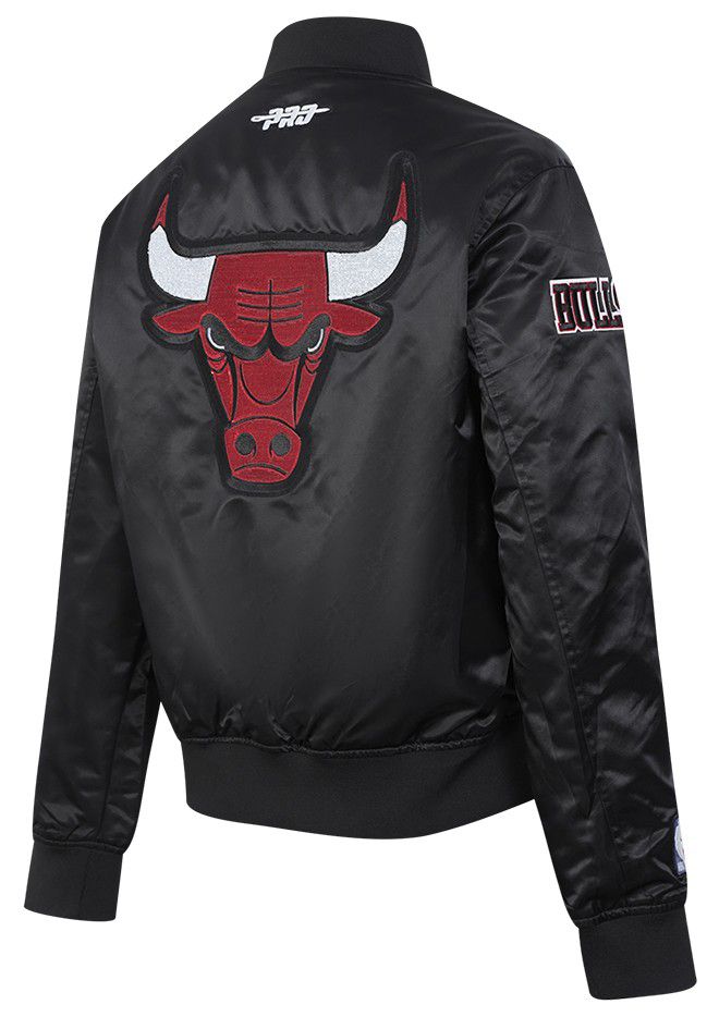 Pro Standard Women's Chicago Bulls Black Game Day Classics Satin Jacket product image