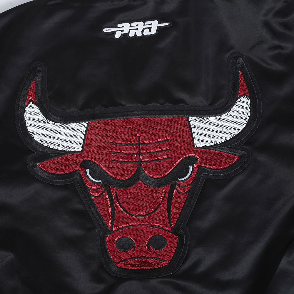 Pro Standard Women's Chicago Bulls Black Game Day Classics Satin Jacket product image