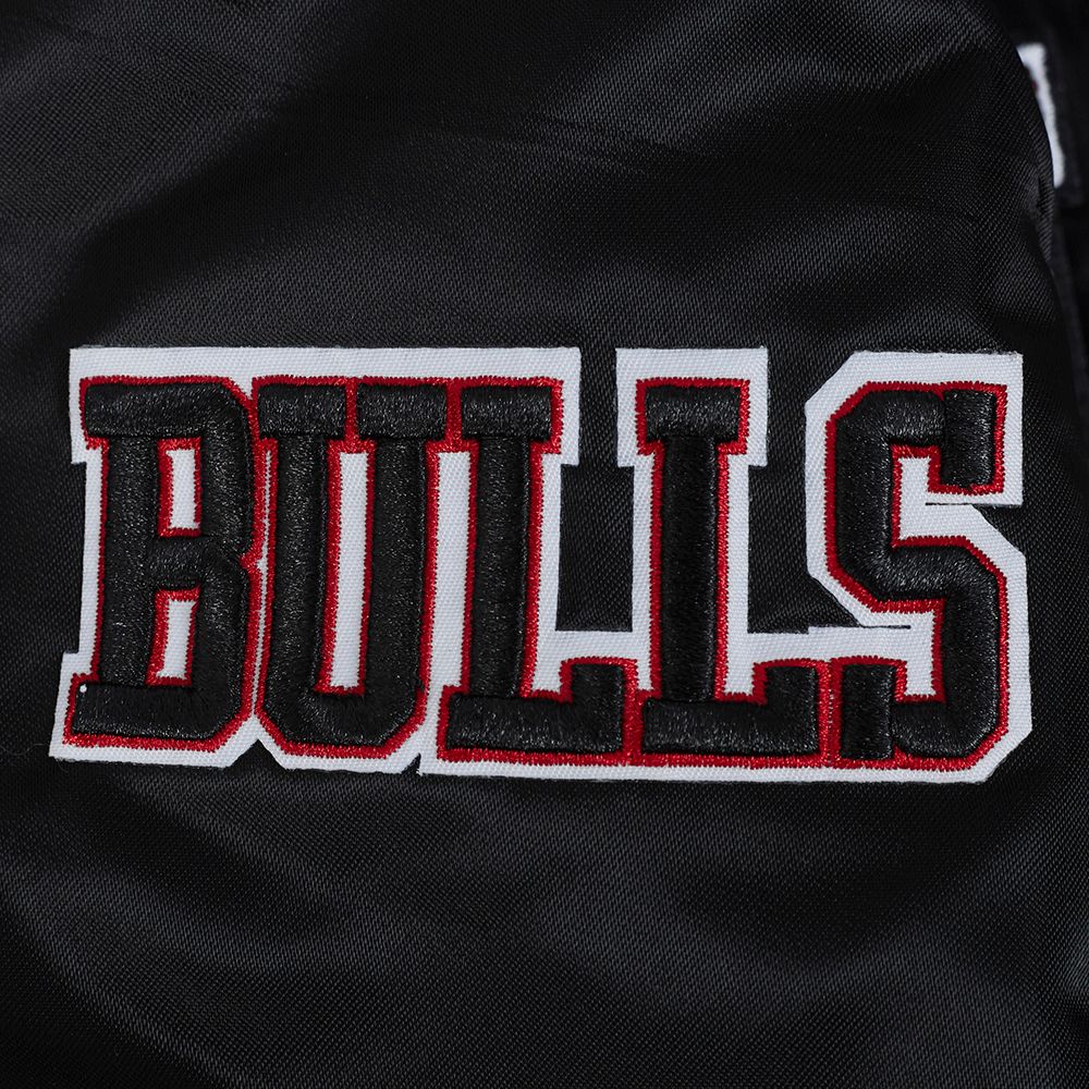 Pro Standard Women's Chicago Bulls Black Game Day Classics Satin Jacket product image