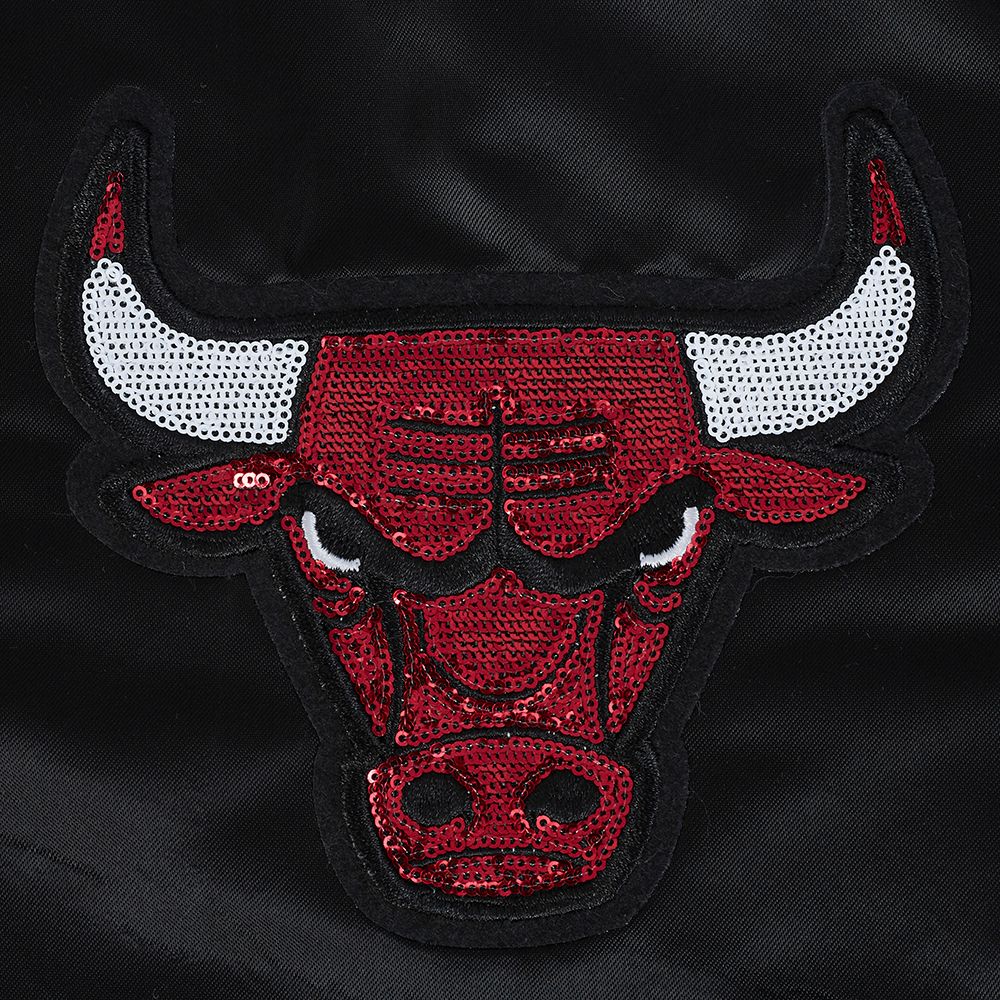 Pro Standard Women's Chicago Bulls Black Game Day Classics Satin Jacket product image