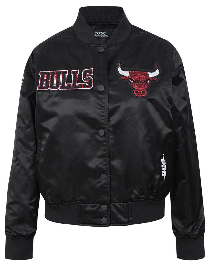Pro Standard Women's Chicago Bulls Black Game Day Classics Satin Jacket product image
