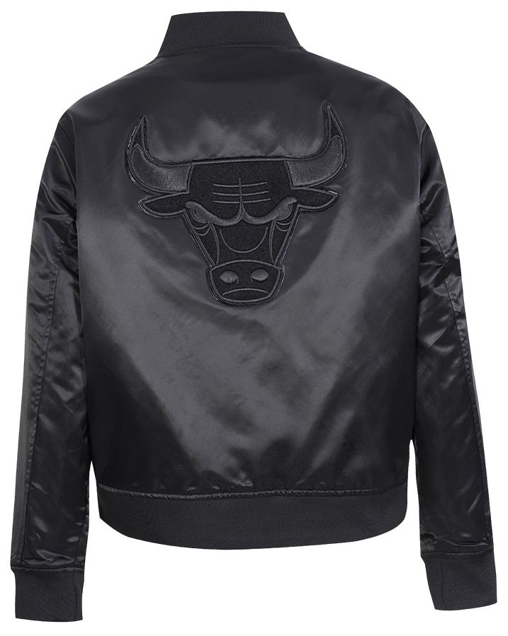 Pro Standard Women's Chicago Bulls Black Classic Varsity Jacket product image